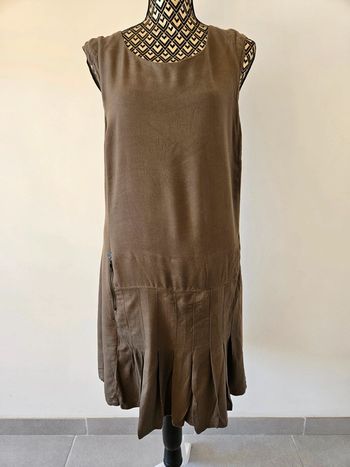 Robe kaki - IKKS - Taille 40
