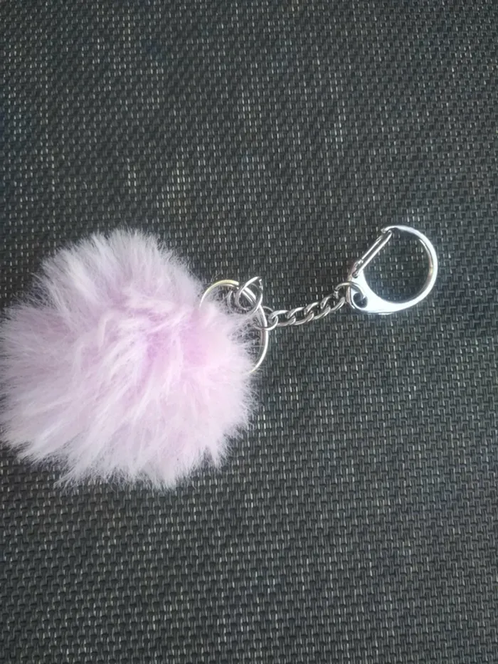 Porte clé Boule Pompon - photo numéro 2