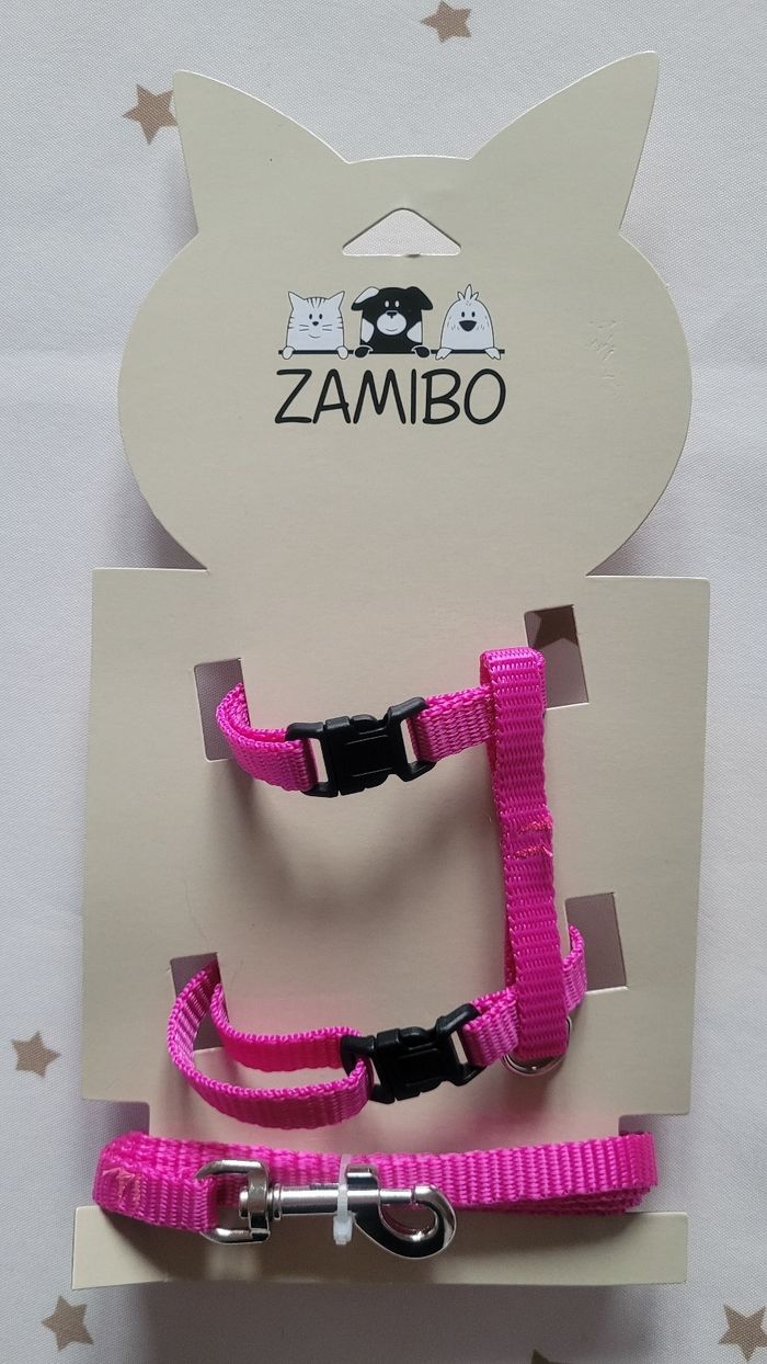 Laisse + harnais petits animaux - photo numéro 2