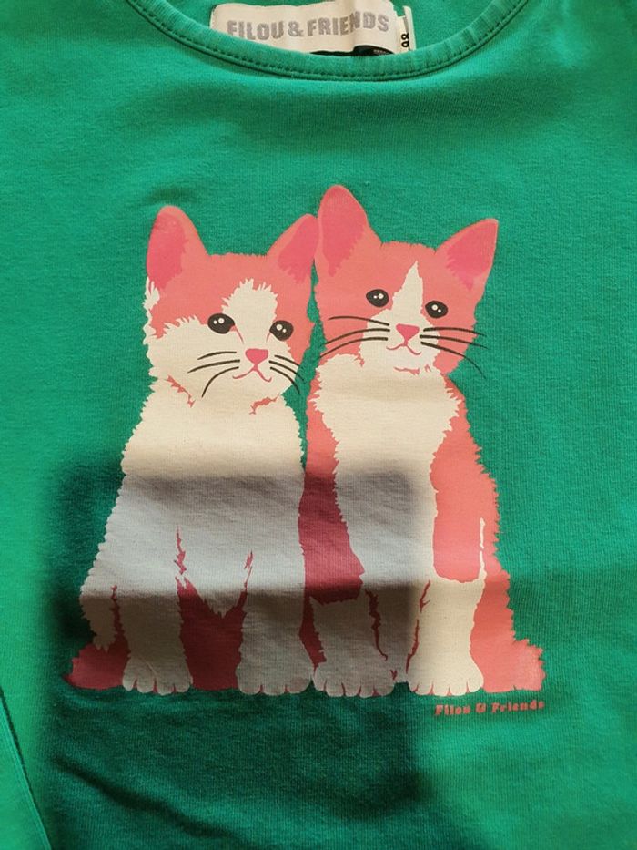 T-shirt manches longues 98cm - photo numéro 3