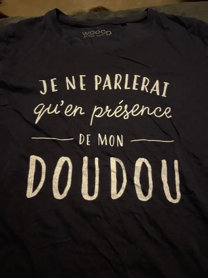 T-shirt à message Wooop Taille M - photo numéro 2