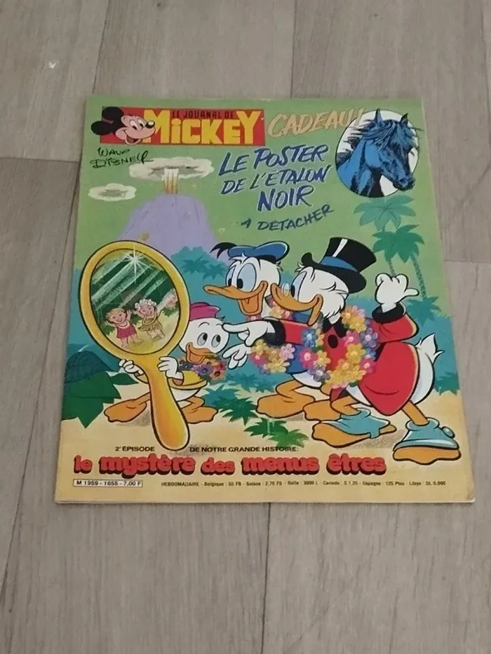 Lot Vintage 7 magazines Journal de Mickey année 1984 L061 - photo numéro 9