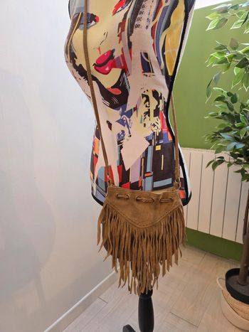 Sac à bandoulière en cuir vintage