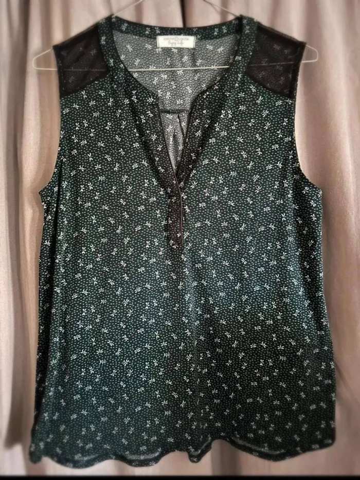 Blouse cache  cache taille S en parfait état
