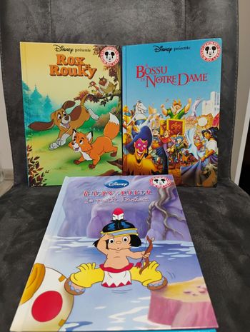 Lot de 3 livres Disney