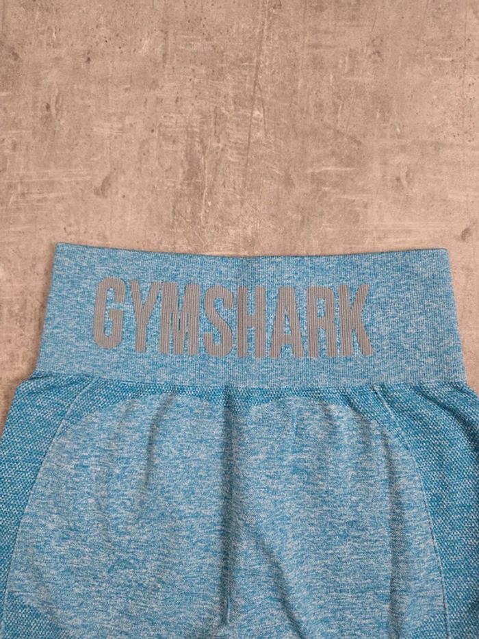 Short Gymshark bleu seamless taille S gainant sport fitness - photo numéro 4