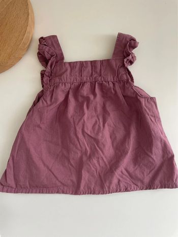 Robe courte violette bébé