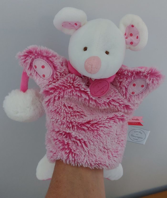 Doudou marionnette souris - Doudou et Compagnie