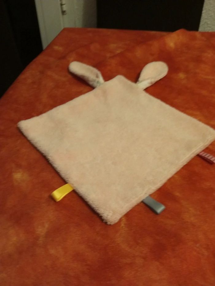 Doudou plat oreilles de lapin - photo numéro 5