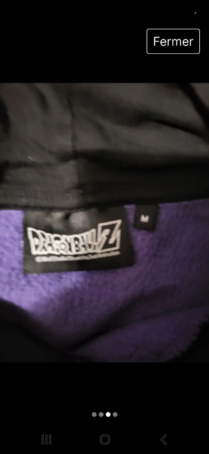 Sweat à capuche dragon ball - photo numéro 4