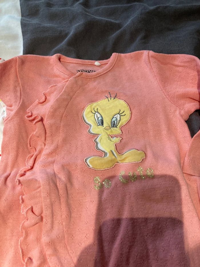 Lot de 3 pyjamas bébé fille - photo numéro 4