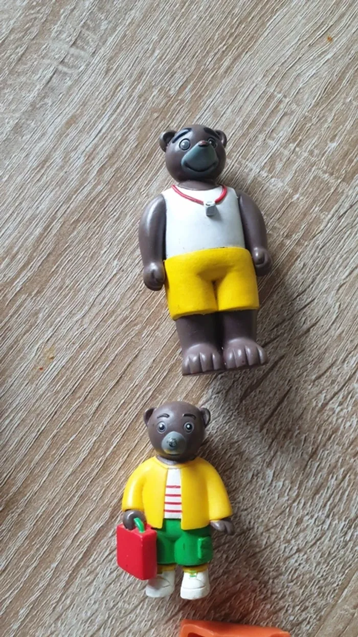 Lot figurines petit ours brun - photo numéro 4