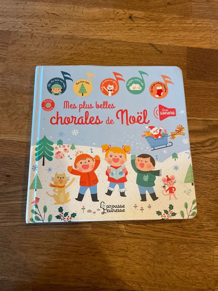 Livre sonore Mes plus belles chorales de Noël