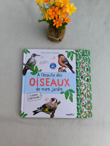 Livre sonore À l'écoute des oiseaux de mon jardin
