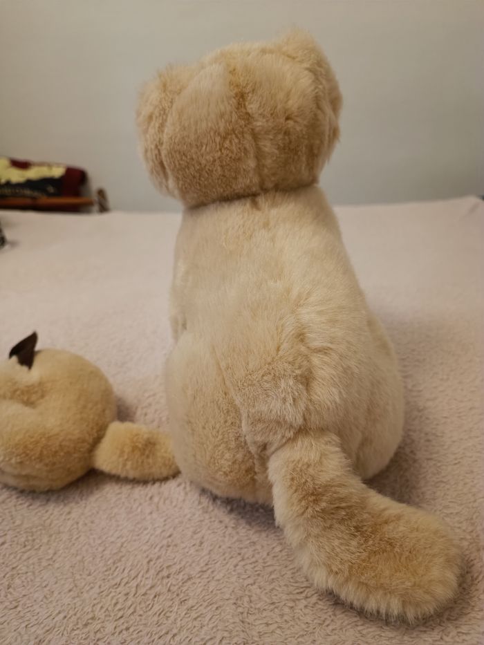 Peluche chat avec chaton - photo numéro 4