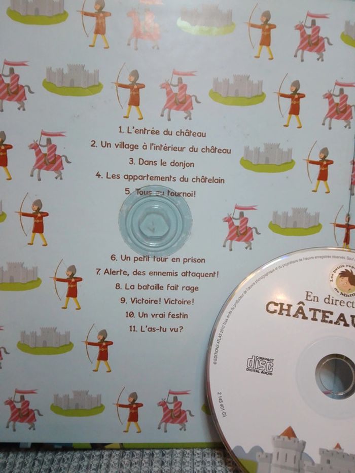 Livre + CD "En direct du Château Fort" - Les Petits reportages de Matthéo / Ed. Atlas - photo numéro 5