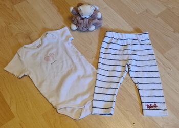 Bodie et pantalon 6 mois très bon état