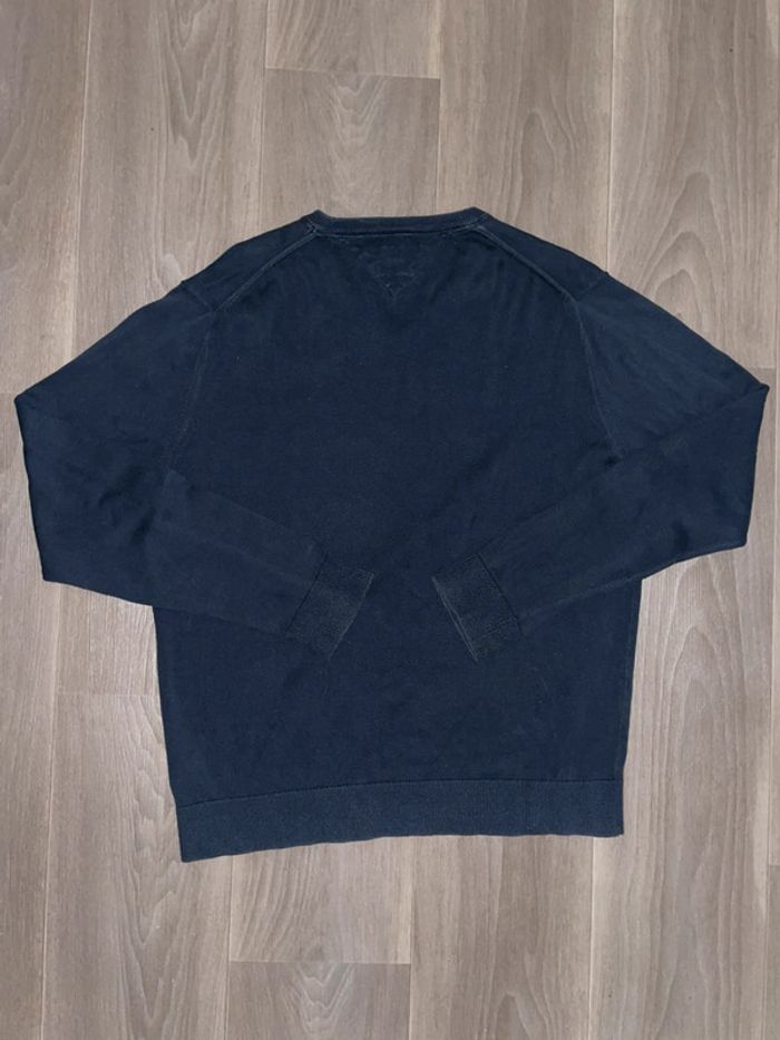 Pull Tommy Hilfiger Bleu Marine en coton premium 🔥 - photo numéro 2