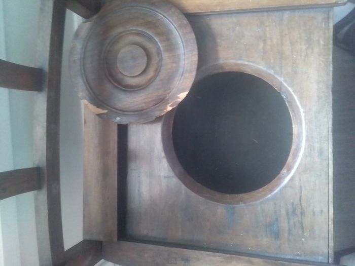 Ancienne chaise cabinet - photo numéro 7