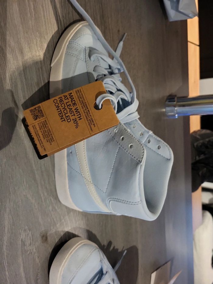 Basket nike mid next nature montante bleu - photo numéro 4