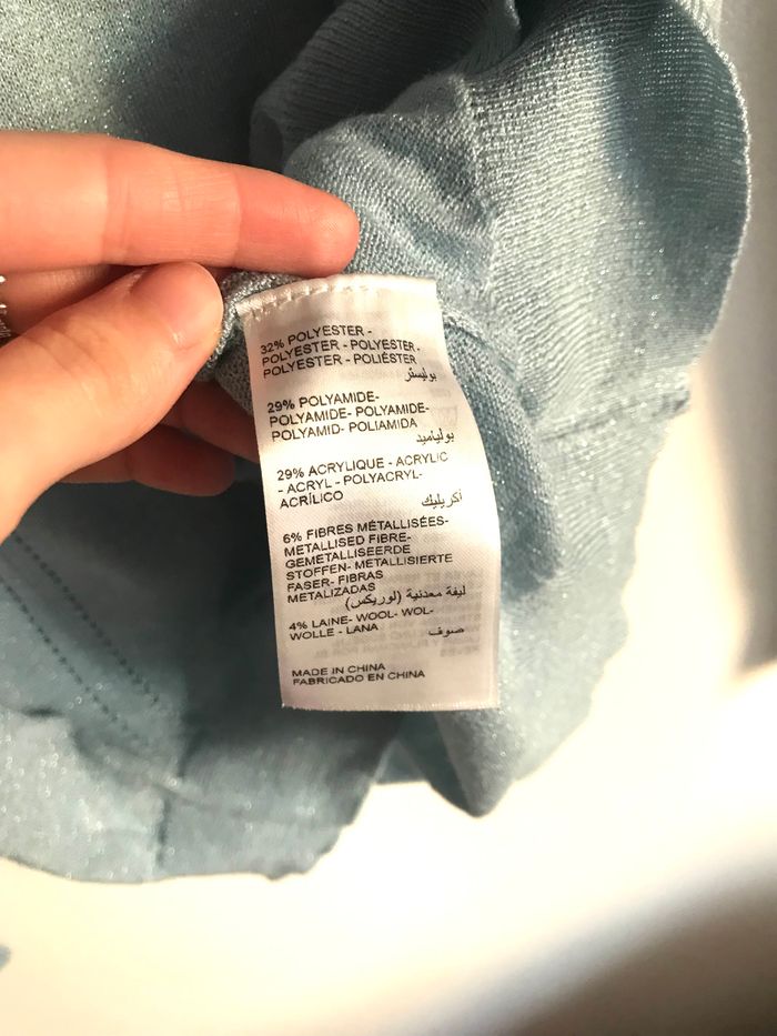 Pull léger bleu clair taille 38 Maison 123 - photo numéro 9