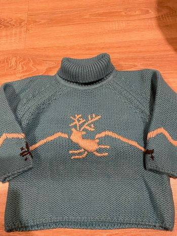 Pull en laine vintage