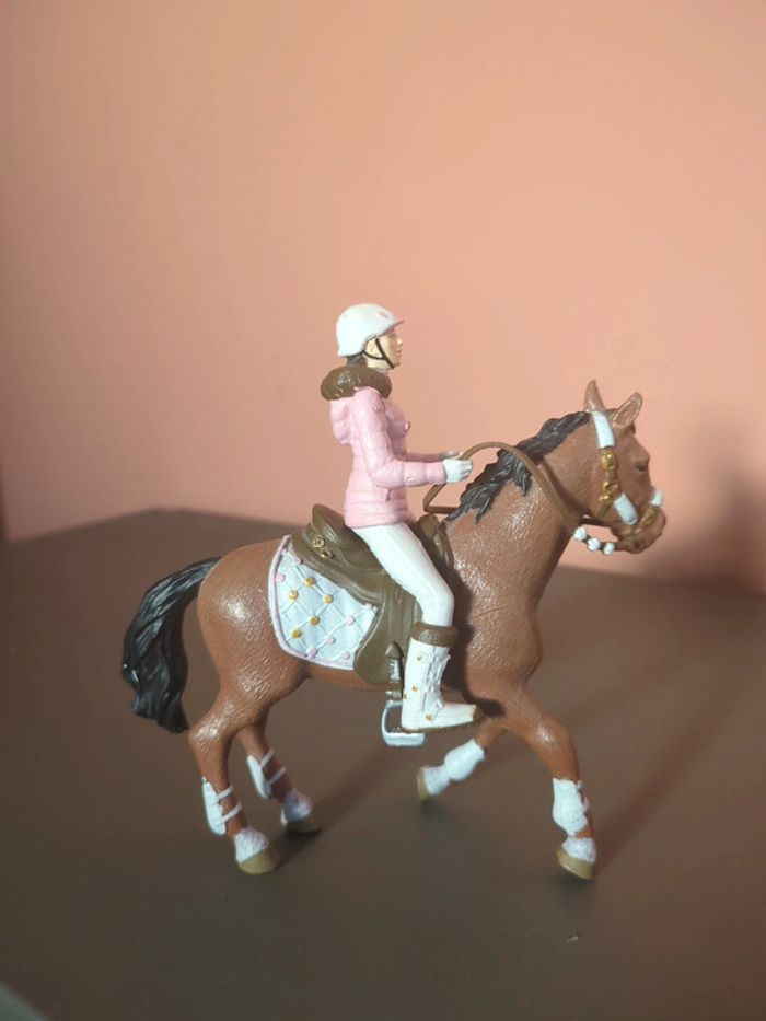 Figurine Cavalière Fashion Hiver Papo