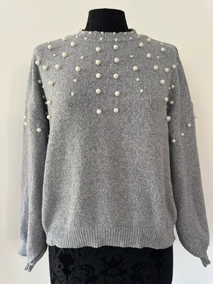 Pull gris Jennyfer - photo numéro 2