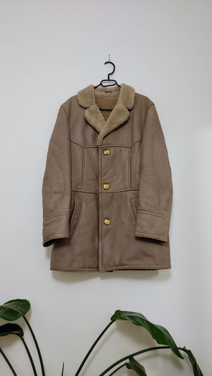 Manteau pour homme mouton retourné sheepskin Shearling