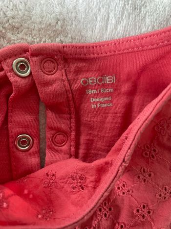 Tee shirt rose 18 mois