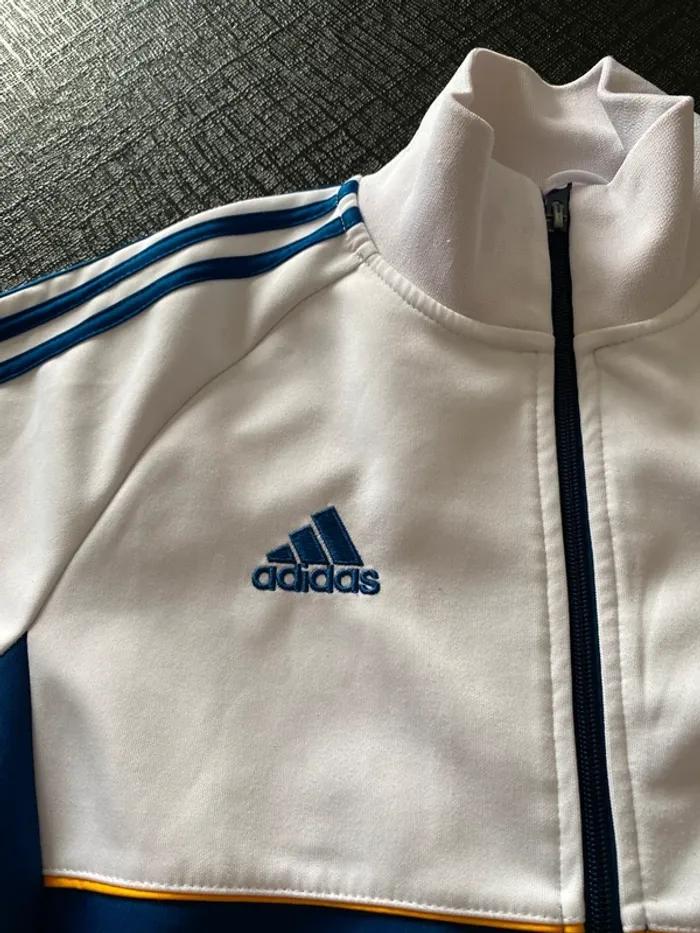 Veste Adidas x Juventus Vintage Bleu et Blanc Rare ! - photo numéro 4