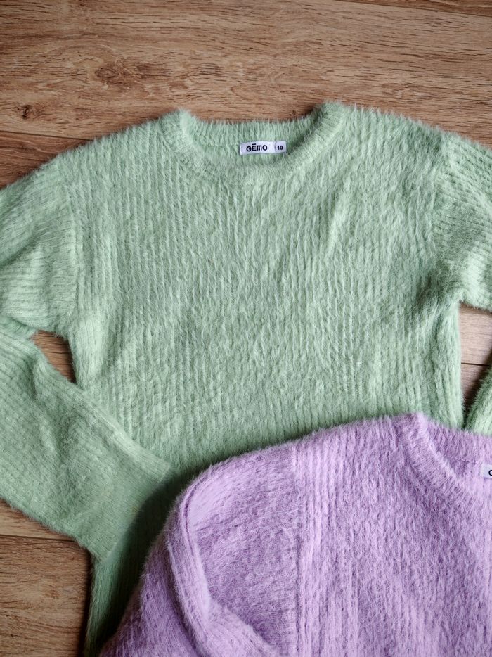 Lot de pulls fille chaud 10 ans gemo Duveteux - photo numéro 2