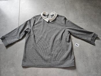 Pull avec col chemise femme taille XL