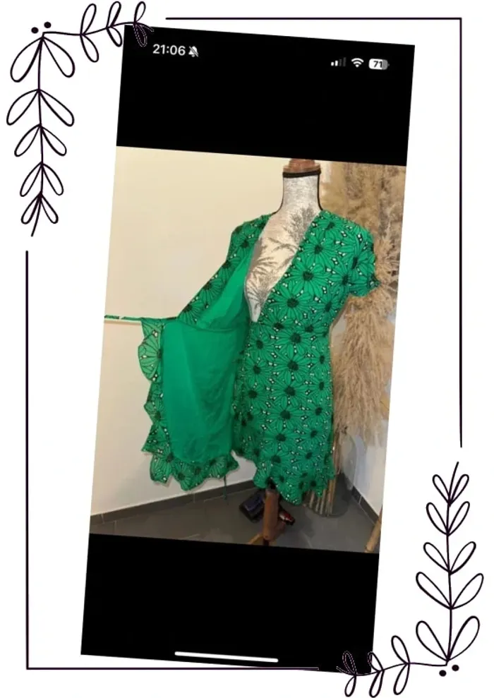 Robe d’été portefeuille GOA T36 neuve - photo numéro 5