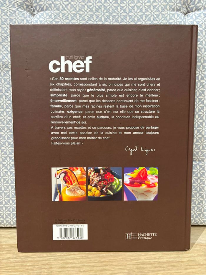 Livre de Cuisine "Chef" de Cyril Lignac - photo numéro 2