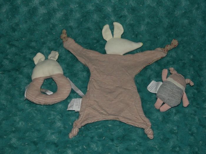 Doudou plat souris les petits dodos Moulin roty 🐭tbe - photo numéro 3