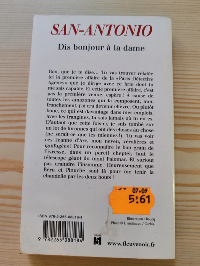 San-Antonio 🌸 Dis bonjour à la dame - photo numéro 2