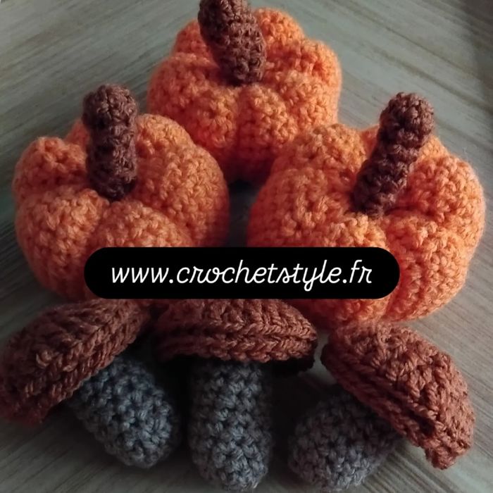 Lot dînette crochet automne