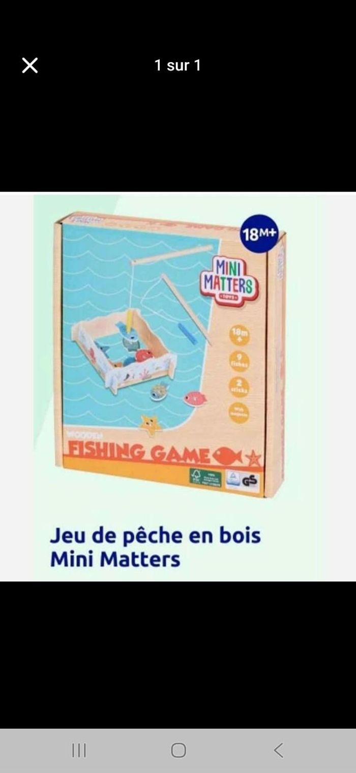 Pêche poisson en bois
