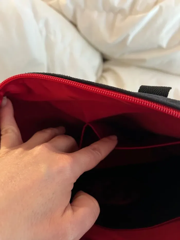 Sac à main noir avec broderie - photo numéro 7