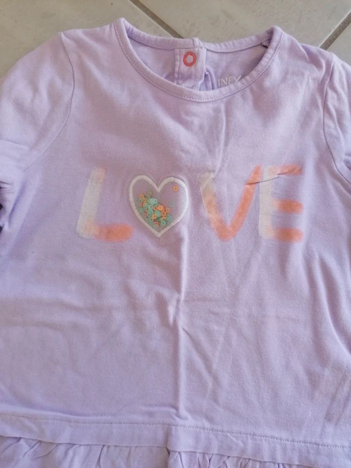 Tee-shirt manches longues très bon état taille 3 ans