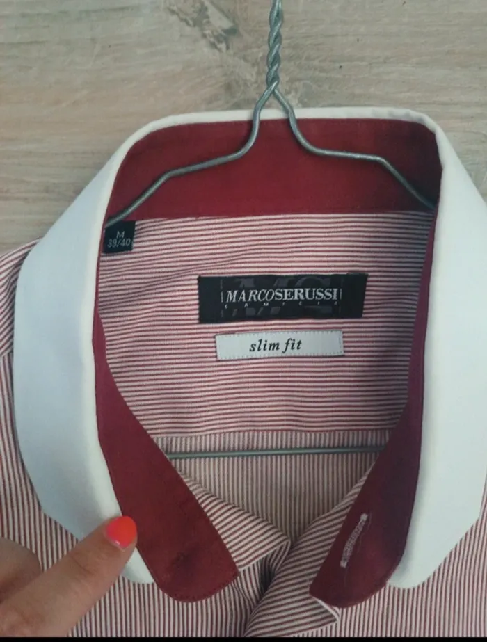 Chemise manche longue homme en taille M de chez marco serussi. - photo numéro 4