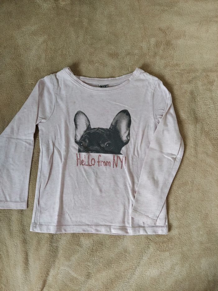 T-shirt bouledogue