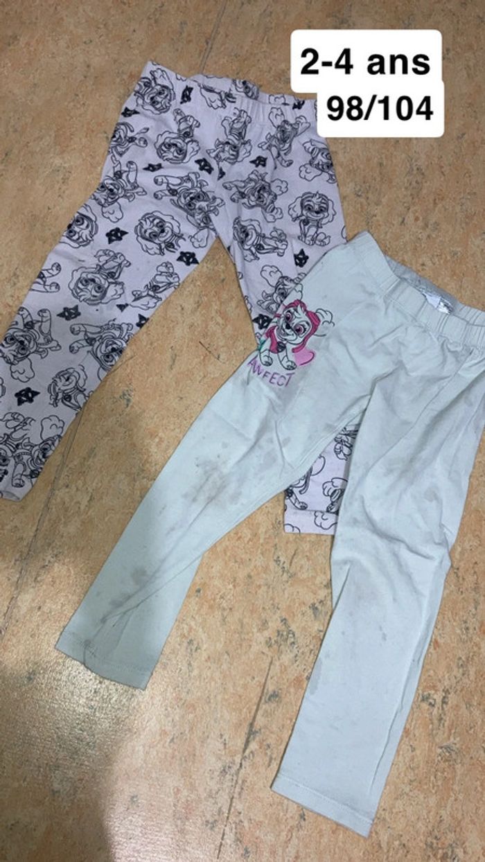 Lot legging 4 ans