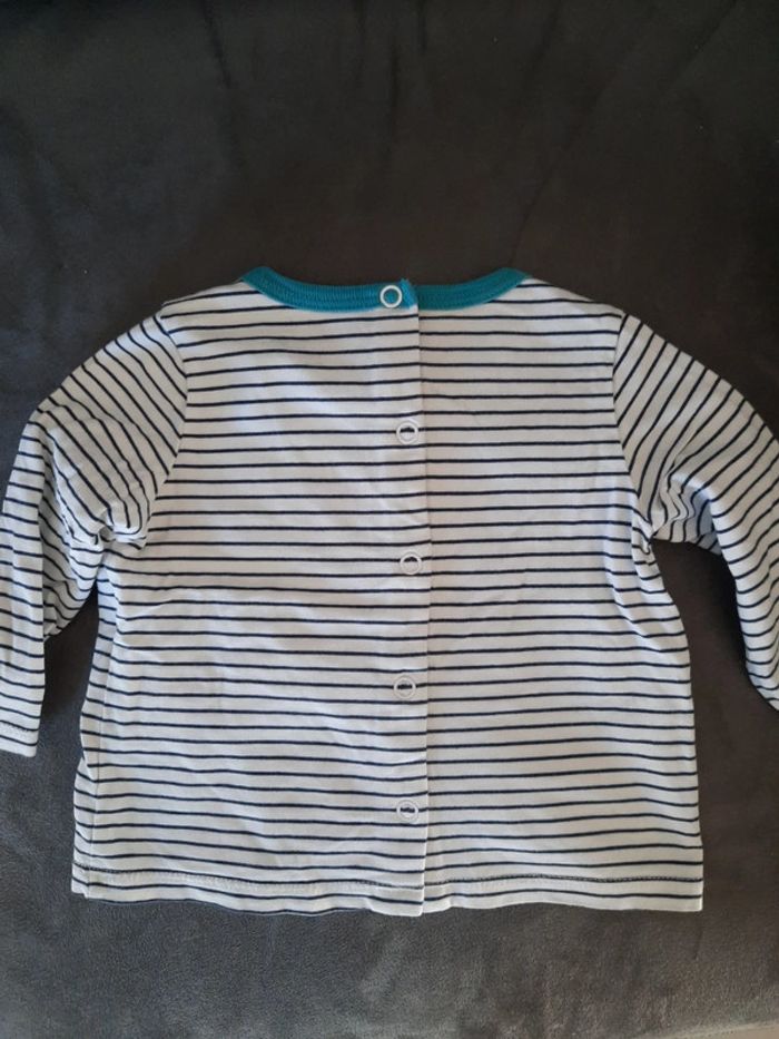 T shirt manches longues 6 mois - photo numéro 3