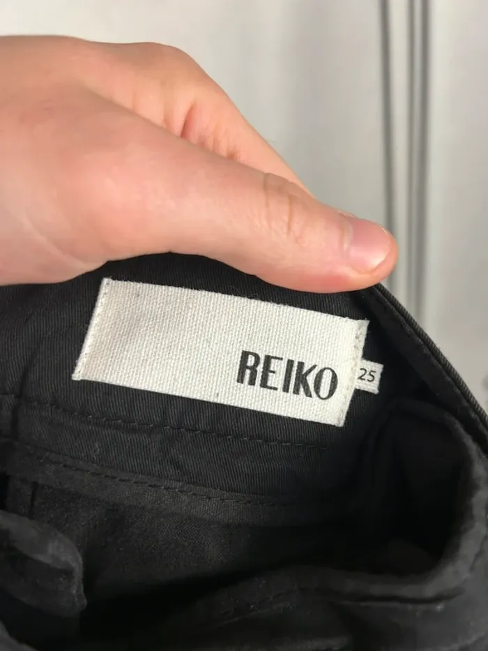 Pantalon Chino Reiko Taille haute Noir W25 Neuf - photo numéro 7