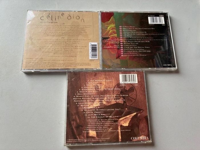 CD Céline Dion - Lot de 3 CD - photo numéro 2