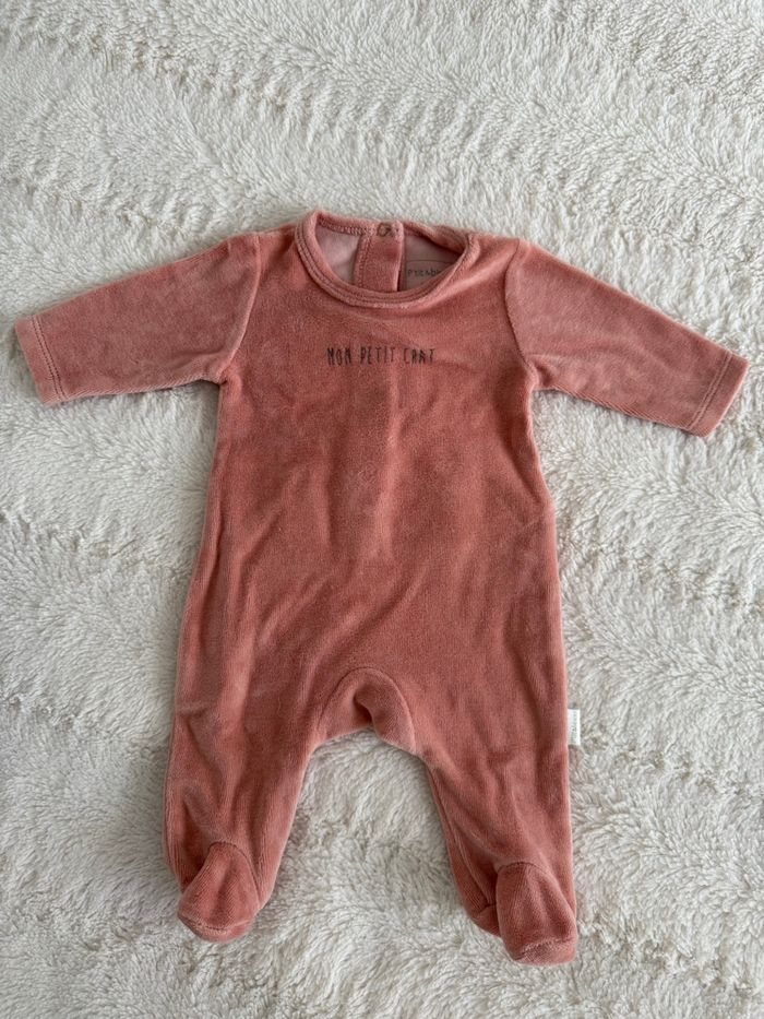 Pyjama chaton naissance à 1 mois 50cm - photo numéro 2