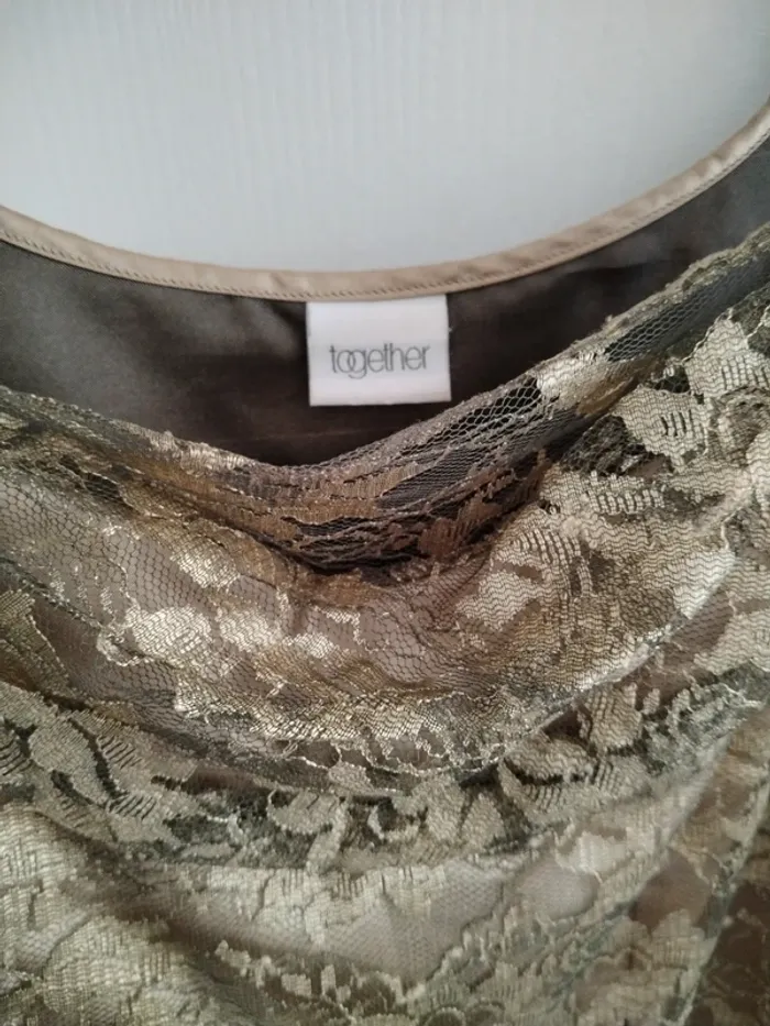 robe fourreau courte en dentelle - photo numéro 5