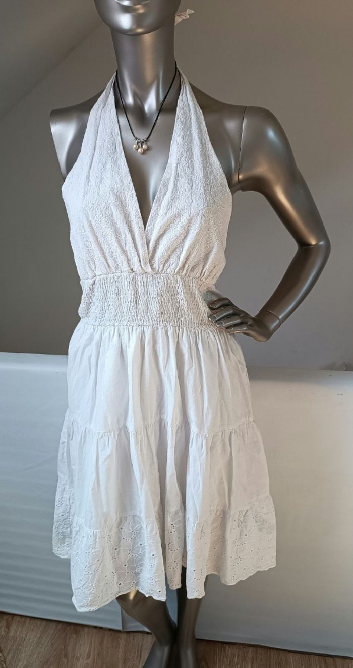Robe blanche coton taille 38 - photo numéro 3